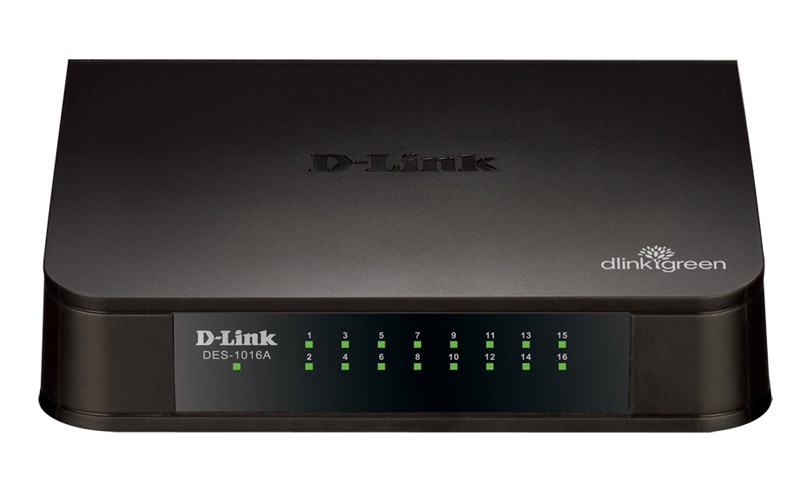 Коммутатор D-Link DES-1016A/E1A 16port 10/100Mbps
