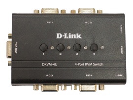 KVM Переключатель D-Link (DKVM-4U/C2A)