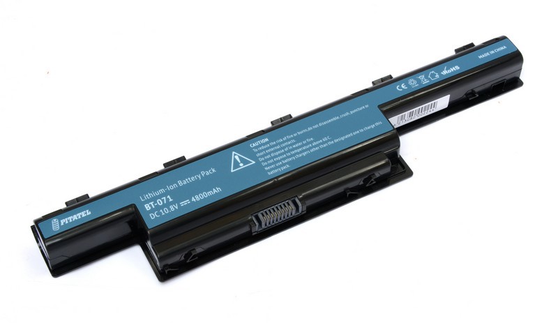 Батарея для ноутбука Pitatel ВТ-071 для Acer AS10D31/AS10D41/AS10D61/AS10D71 'AS10D73/Aspire 5551G/5552G/5741 (10.8В, 4400мАч)