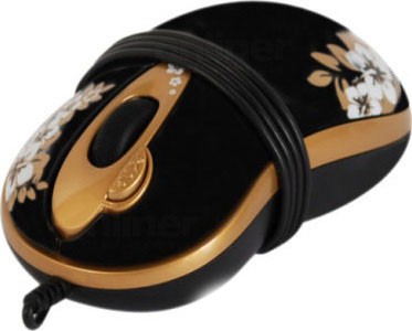 Мышь G-Cube "Golden Sunset" GLA-6SS mini Black (1000dpi, 4 кнопки, USB)
