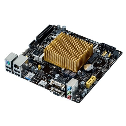 Материнская плата Asus J1900I-C Celeron J1900 2xSO-DIMM DDR3L SATA-II USB3 mITX/wCPU (RTL)