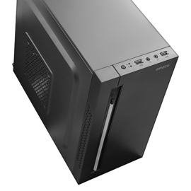 Корпус GINZZU D350 (Minitower, mATX, 2хUSB2.0, RGB-подсветка)