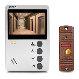 Видеодомофон GINZZU DP-0401