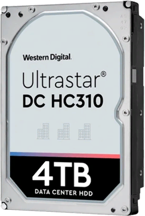 Жесткий диск 4Tb HGST Ultrastar DC HC310 (HUS726T4TALE6L4) (SATA-6Gb/s, 7200rpm, 256Mb)