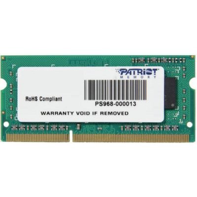Модуль памяти 4Gb Patriot PSD34G1600L81S