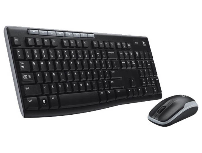 Беспроводной набор клавиатура + мышь Logitech MK270 (920-004518) Black