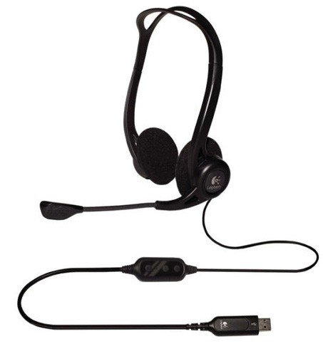 Наушники Logitech PC Headset 960 USB (981-000100) Black
