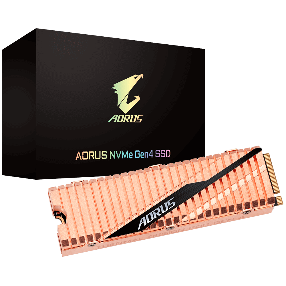 Жесткий диск SSD 1Tb Gigabyte AORUS NVMe Gen4 (GP-ASM2NE6100TTTD)