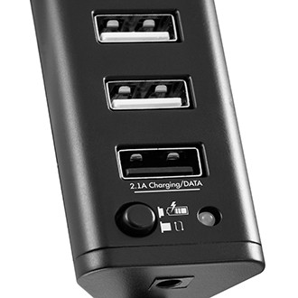 Разветвитель USB GINZZU GR-315UAB 7port (1xUSB3.0+6xUSB2.0)+adapter