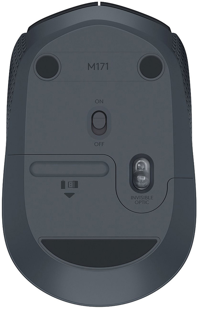  Logitech Wireless Mouse M171 Black/Grey (910-004424) ()