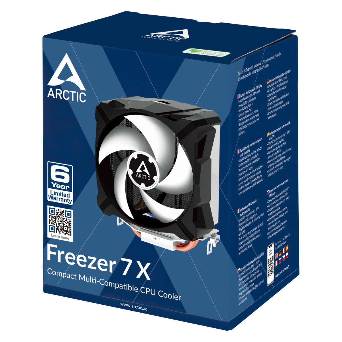Вентилятор Arctic Cooling Freezer 7 X (ACFRE00077A) (SocAll, 2xTT, 92mm, FDB, 115W, 4-pin)