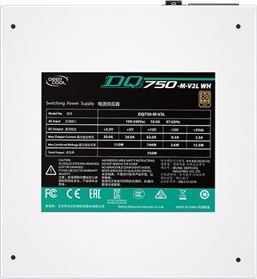   750W DeepCool (DP-DQ750-M-V2L WH)