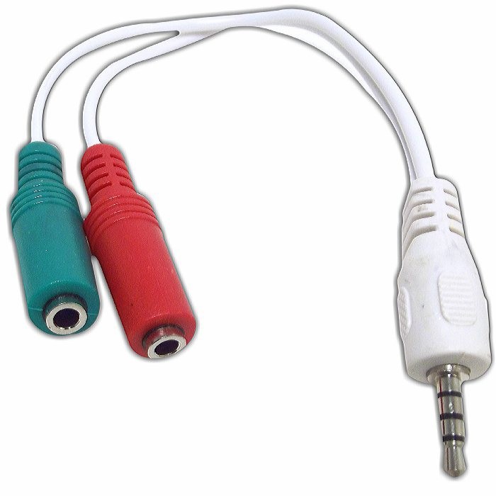  Cablexpert CCA-417W (3.5mm 4-pin -> 3.5mm+ mic) white
