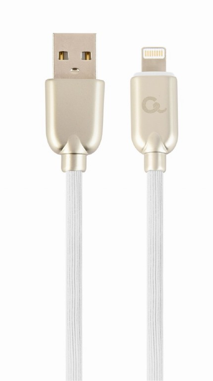  Cablexpert CC-USB2R-AMLM-1M-W 1m White (8-pin Lightning  - USB Type-A )