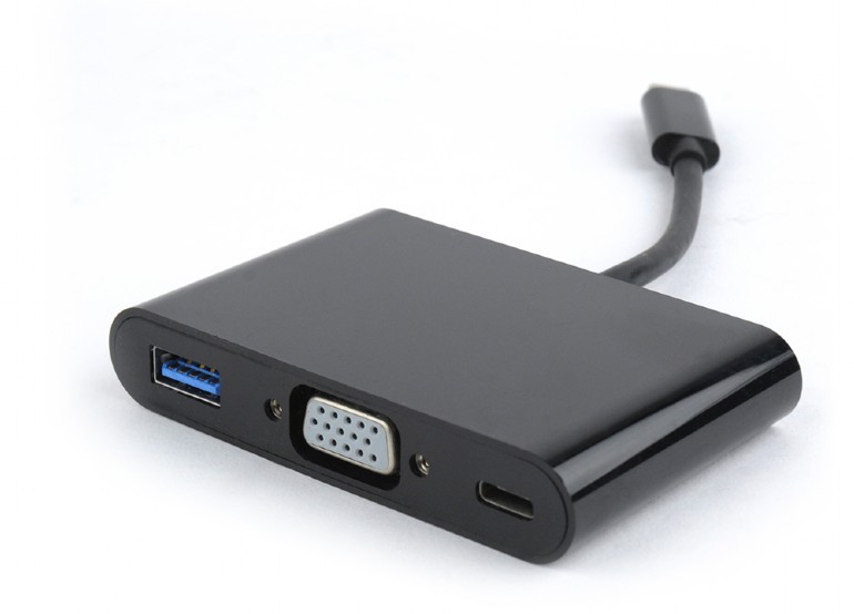 Cablexpert A-CM-VGA3in1-01 (USB Type-C  - VGA+USB3+USB-C ())