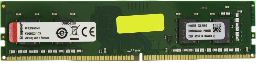 Модуль памяти 8Gb Kingston ValueRAM (KVR32N22S6/8)