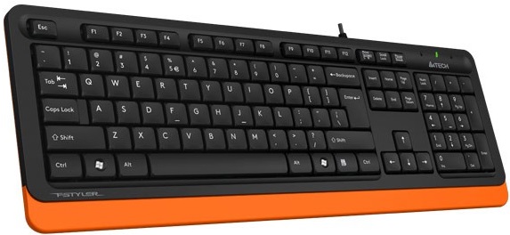 Клавиатура A4Tech Fstyler FK10 black/orange