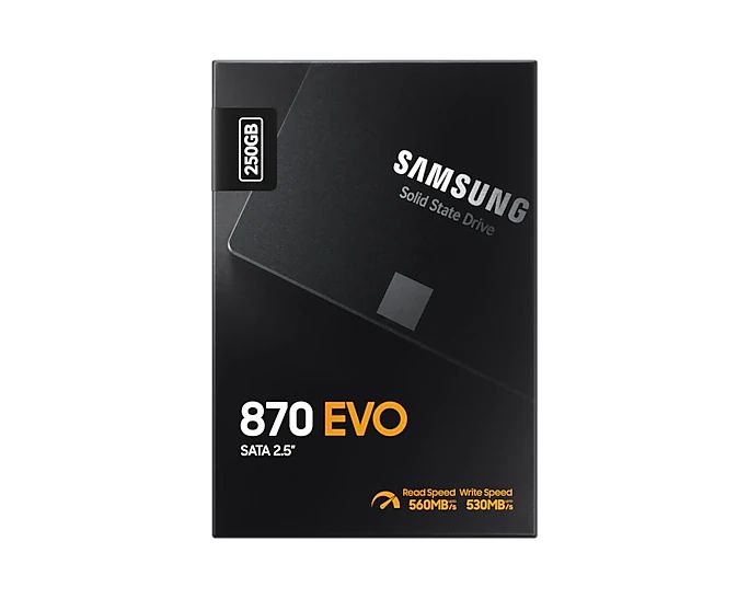   SSD 250Gb Samsung 870 EVO (MZ-77E250BW)