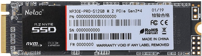   SSD 512Gb Netac N930E PRO (NT01N930E-512G-E4X)