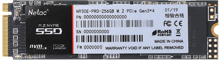   SSD 256Gb Netac N930E PRO (NT01N930E-256G-E4X)
