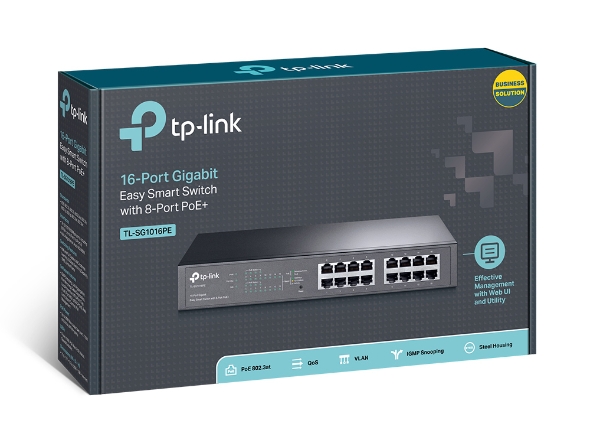  TP-Link Smart PoE Switch (TL-SG1016PE)