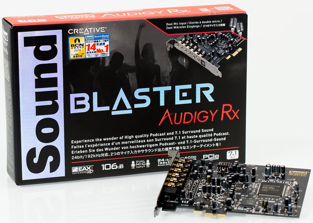   Creative SB Audigy Rx (SB1550 PCI-E)