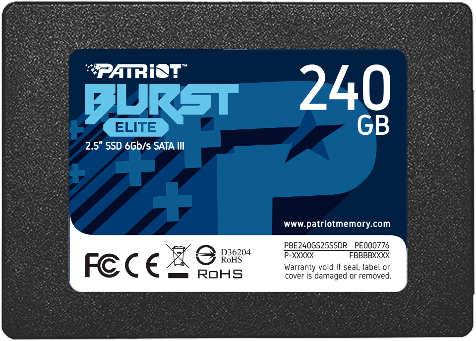   SSD 240Gb Patriot Burst Elite (PBE240GS25SSDR)