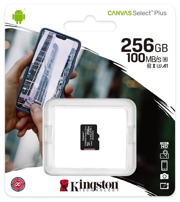   256Gb Kingston Canvas Select Plus (SDCS2/256GBSP)