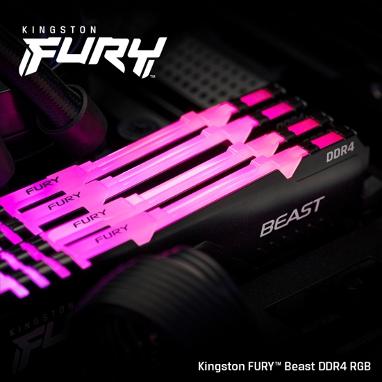 Модуль памяти 8Gb Kingston FURY Beast RGB (KF436C17BBA/8)
