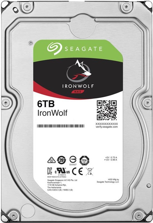 Жесткий диск 6Tb Seagate IronWolf (ST6000VN001)