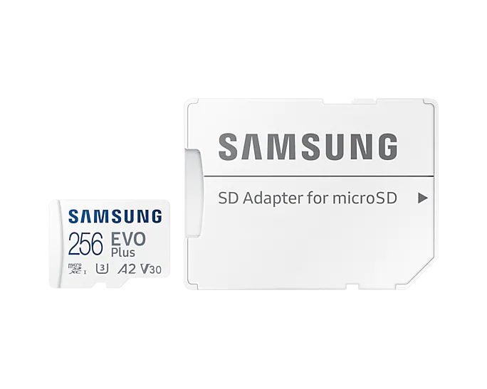 Карта памяти 256Gb Samsung EVO Plus 2021 (MB-MC256KA) (с адаптером)