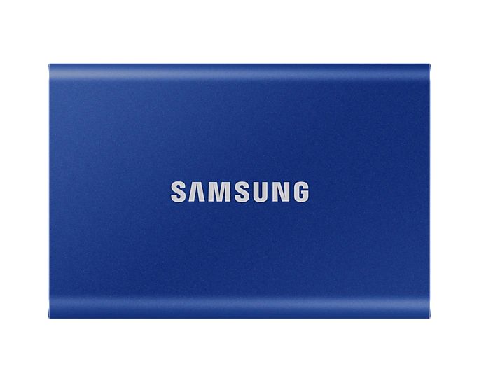 Внешний жесткий диск SSD 1Tb Samsung Portable SSD T7 (MU-PC1T0H/WW) (синий)