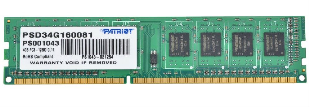 Модуль памяти 4Gb Patriot PSD34G160081