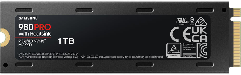 Жесткий диск SSD 1Tb Samsung 980 PRO (MZ-V8P1T0CW)