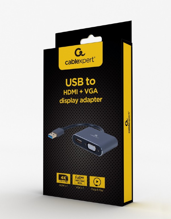   Cablexpert A-USB3-HDMIVGA-01
