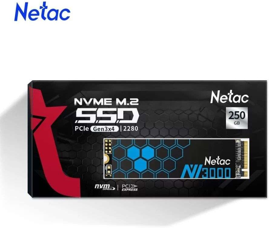 Жесткий диск SSD 250Gb Netac NV3000 (NT01NV3000-250-E4X)
