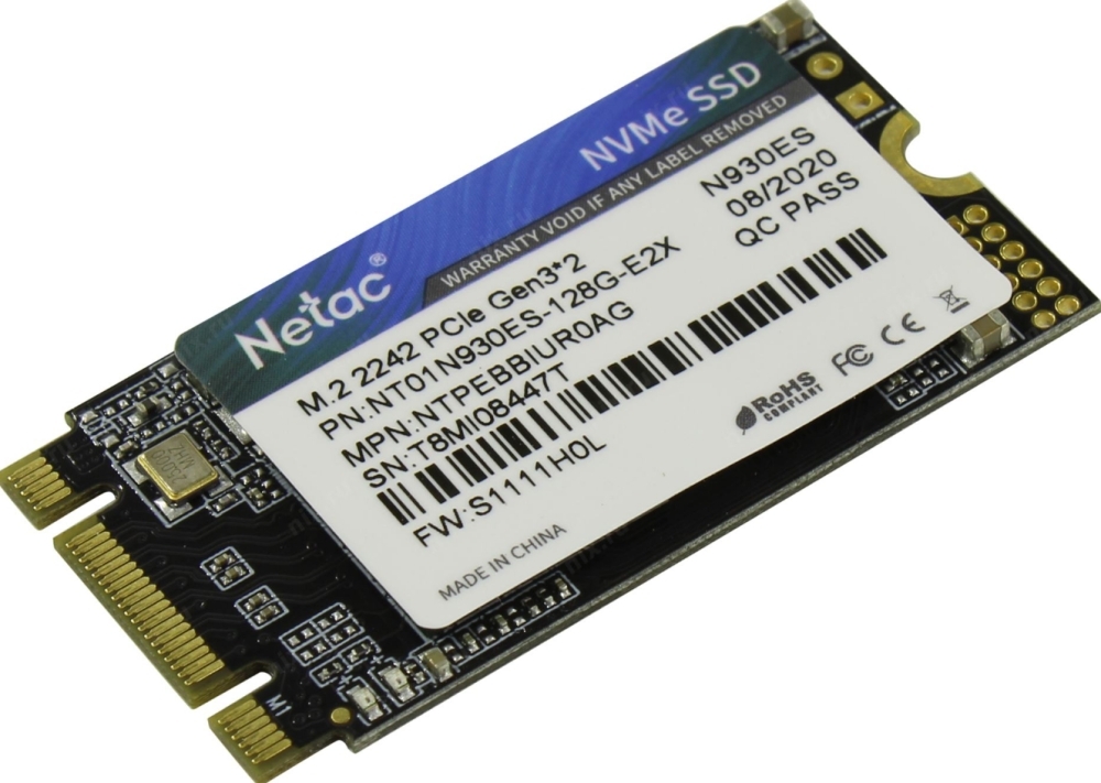 Жесткий диск SSD 256Gb Netac N930ES (NT01N930ES-256G-E2X)