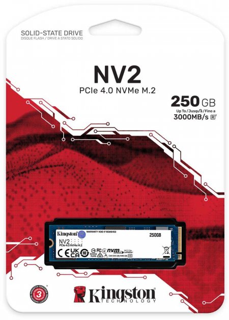 Жесткий диск SSD 250Gb Kingston SNV2S/250G