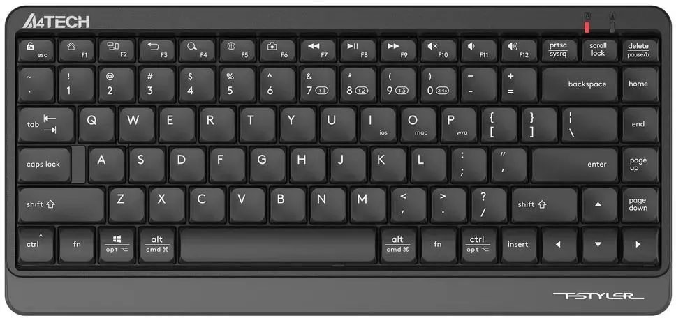 Клавиатура A4Tech Fstyler FBK11 (серый)