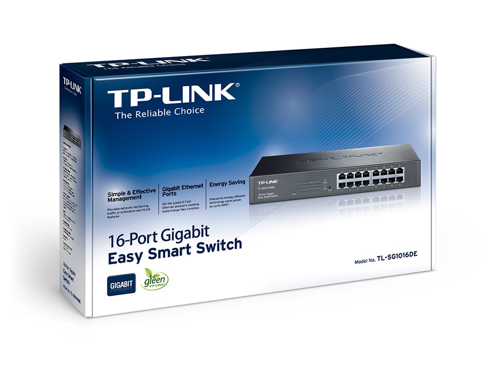 TP-Link TL-SG1016DE (10/100/1000Mbps, 16xPort)