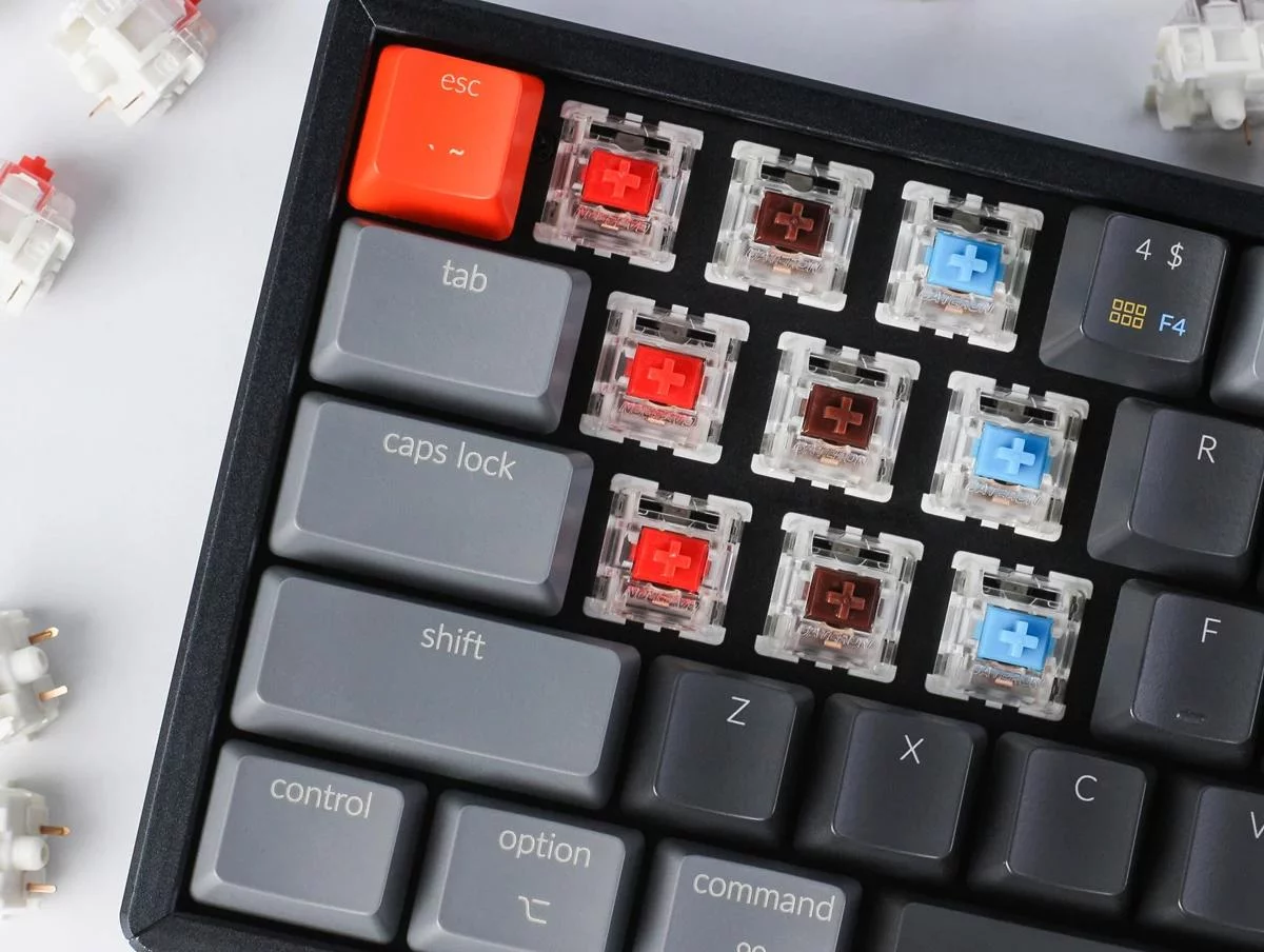 Клавиатура Keychron K12 (K12-B1-RU) (Gateron G pro Red Switch) Grey