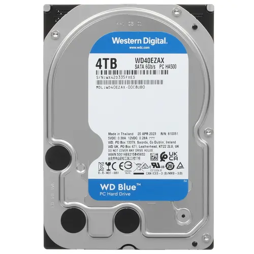 Жесткий диск 4Tb Western Digital Blue (WD40EZAX)