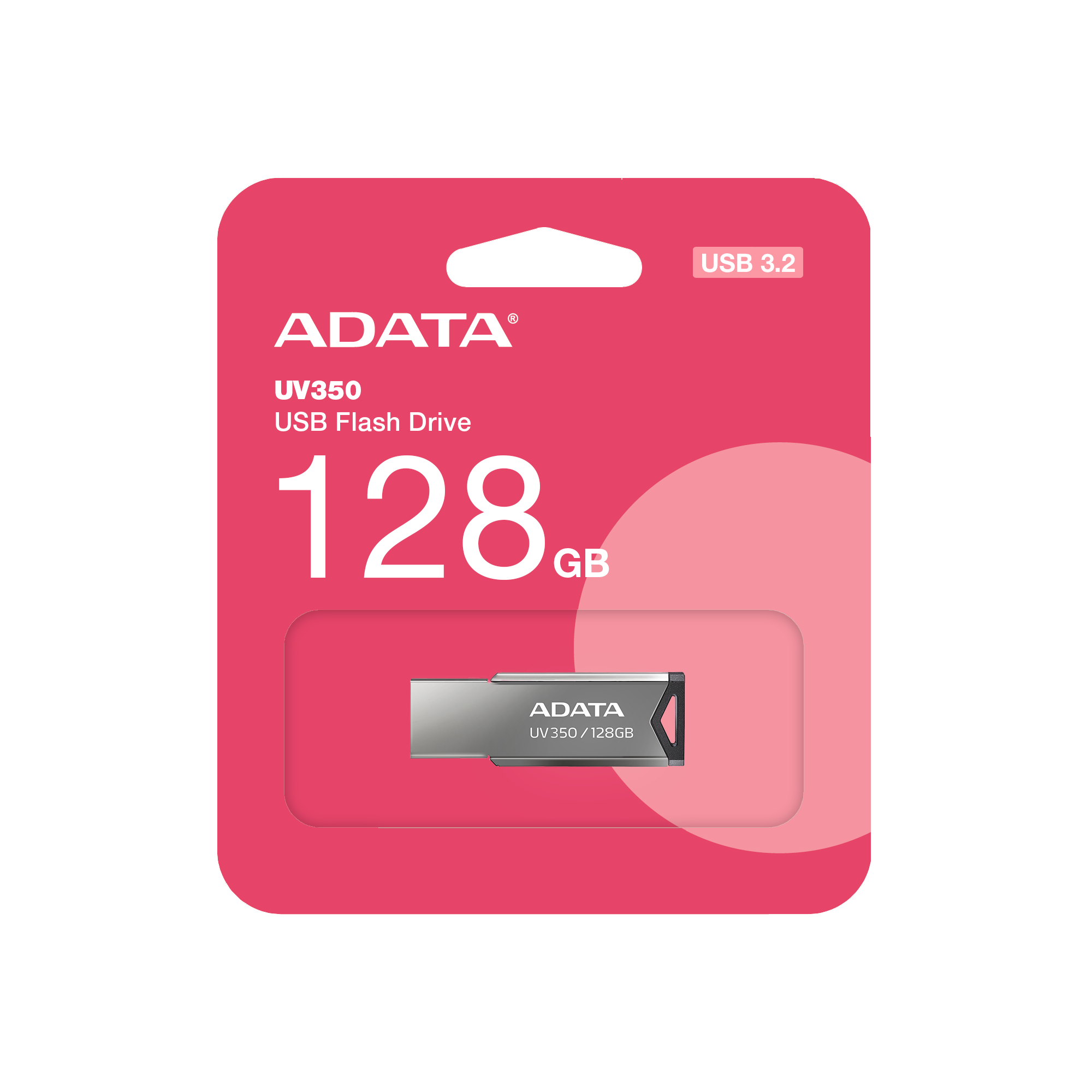 Usb flash disk 128Gb A-DATA UV350 (AUV350-128G-RBK)