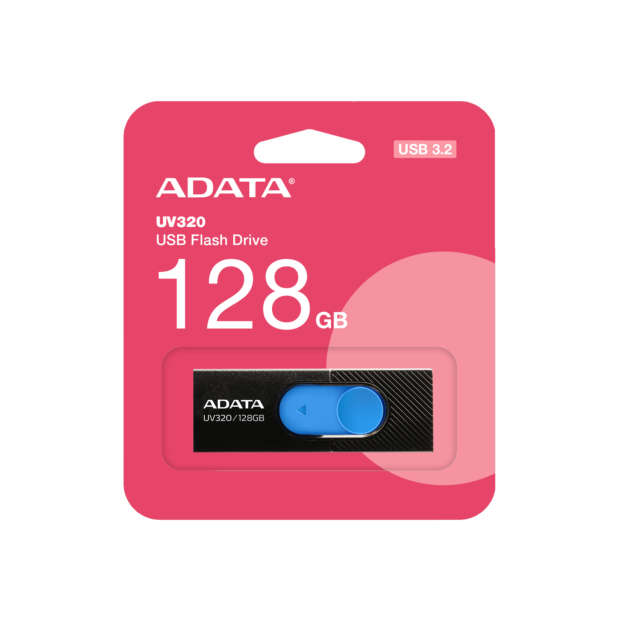 Usb flash disk 128Gb A-DATA UV320 (AUV320-128G-RBKBL)