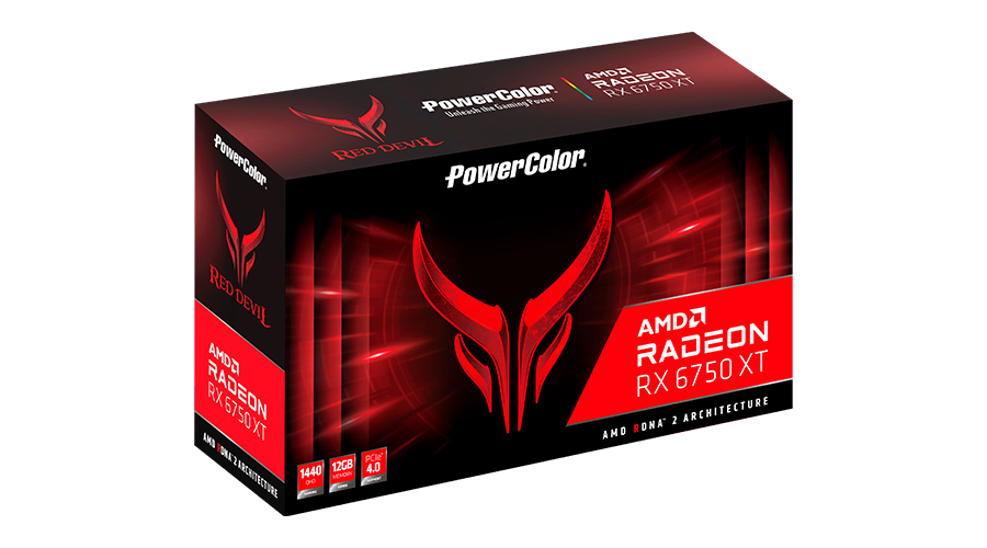 Видеокарта PowerColor RX 6750 XT Red Devil (AXRX 6750XT 12GBD6-3DHE/OC)