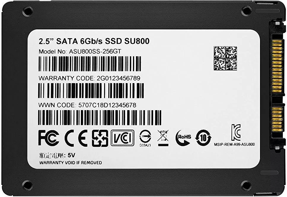 Жесткий диск SSD 256Gb A-Data Ultimate SU800 (ASU800SS-256GT-C)