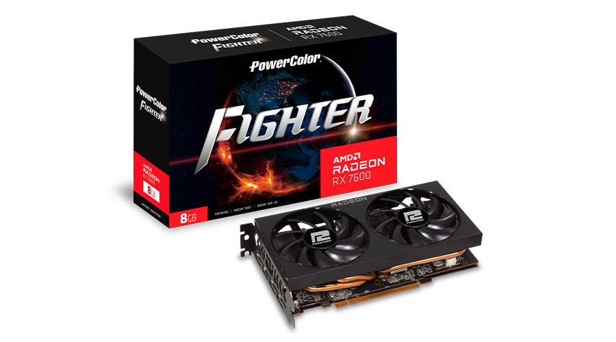  PowerColor Fighter RX 7600 (RX 7600 8G-F)