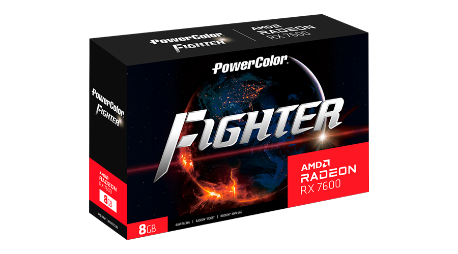  PowerColor Fighter RX 7600 (RX 7600 8G-F)