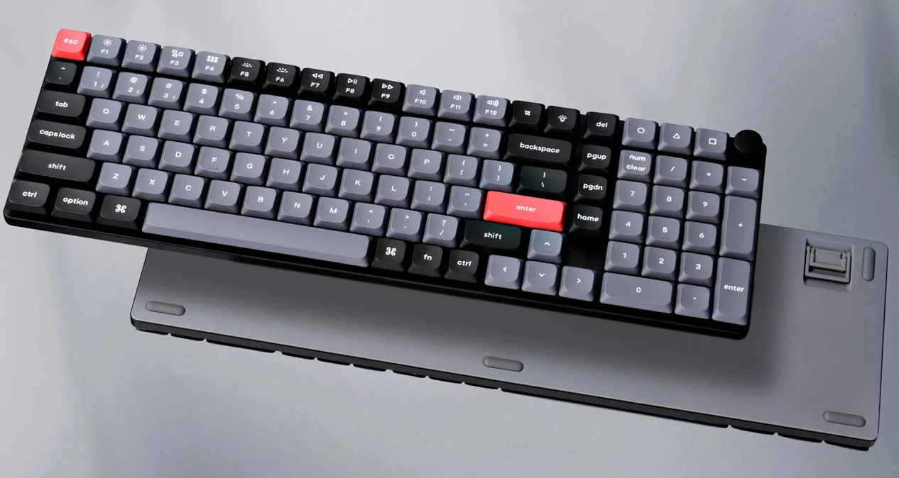 Клавиатура Keychron QMK K17 Pro (K17P-H1-RU) (Gateron low profile Red Switch)