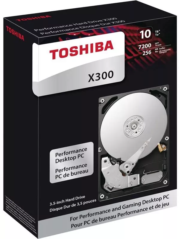 Жесткий диск 10Tb Toshiba X300 Performance (HDWR11AUZSVA)